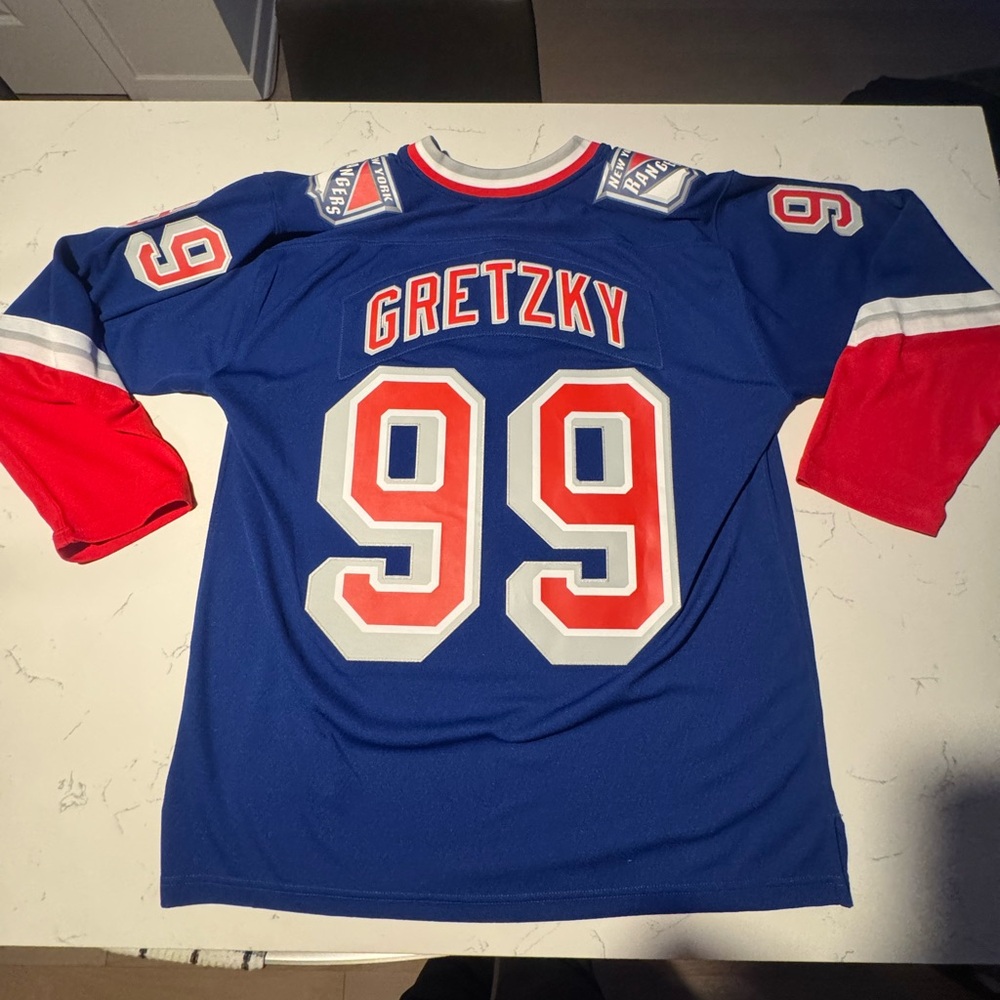 Wayne Gretzky New York Rangers Mitchell & Ness Jersey